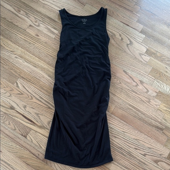 Isabel Maternity Ruched Bodycon Midi Dress Size S - Picture 1 of 4